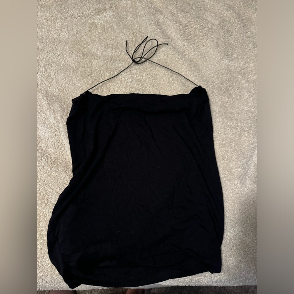 JOAH BROWN HALTER TANK TOP SIZE S/M